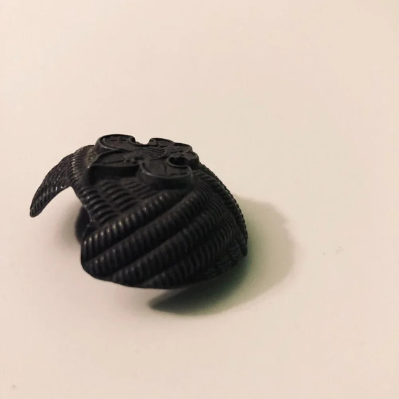 Vintage Boy Scout Neckerchief Slide Scarf Slider Eagle Crest - Picture 6 of 8